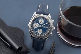 Thumbnail von Breitling Chronomat Chronograph Automatik Stahl Herrenuhr Ref. A13047 Klassiker