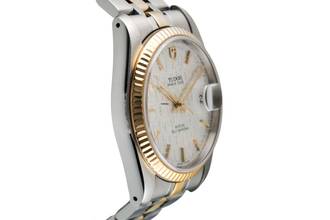 Thumbnail von Tudor Prince Date Stahl / Gold Silver Linen Dial Automatik Ref. 74033 Paper 2018