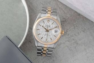 Thumbnail von Tudor Prince Date Stahl / Gold Silver Linen Dial Automatik Ref. 74033 Paper 2018