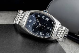 Thumbnail von Longines Evidenza Automatik Edelstahl Herrenuhr Ref. L2.642.4 Box & Papiere