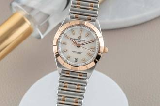 Thumbnail von Breitling Chronomat 32 Stahl/Rotgold MOP Diamond Ref. U77310101A2U1 B&P 2024