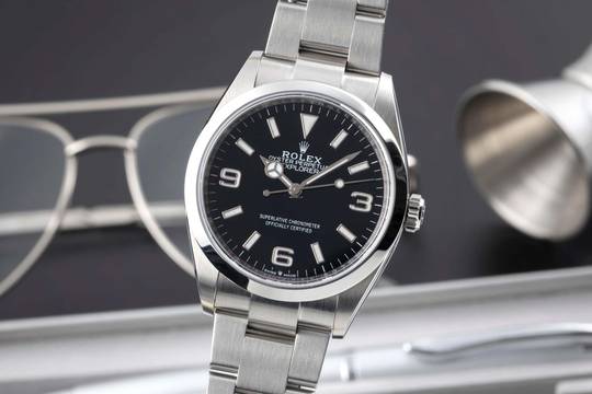  Rolex Explorer Oyster Edelstahl Automatik Herren Ref. 124270 Box & Papiere 2022 