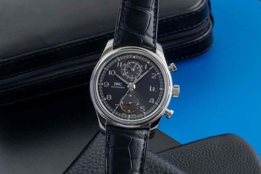  IWC Portugieser Chronograph Automatik Stahl Herrenuhr Ref. IW390404 B&P 2016 