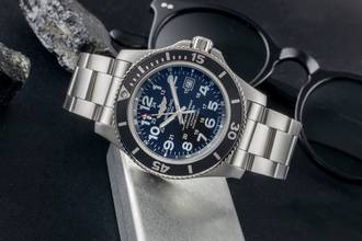 Thumbnail von Breitling Superocean II 44 Stahl Automatik Herrenuhr A17392D71 Papiere 2019