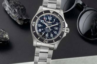 Thumbnail von Breitling Superocean II 44 Stahl Automatik Herrenuhr A17392D71 Papiere 2019
