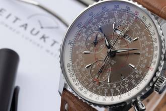 Thumbnail von Breitling Montbrillant Datora Chronograph Stahl Automatik Ref. A21330 B&P 2010