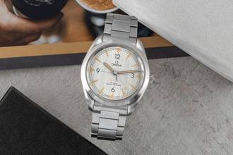 Thumbnail von Omega Seamaster Railmaster Stahl Automatik Herrenuhr Ref. 220.10.40.20.06.001 B&P 2021