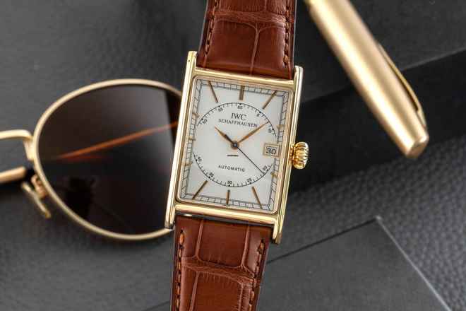  IWC Novocento 18k Gold Automatik Herrenuhr Ref. IW322601 Papiere 2006 