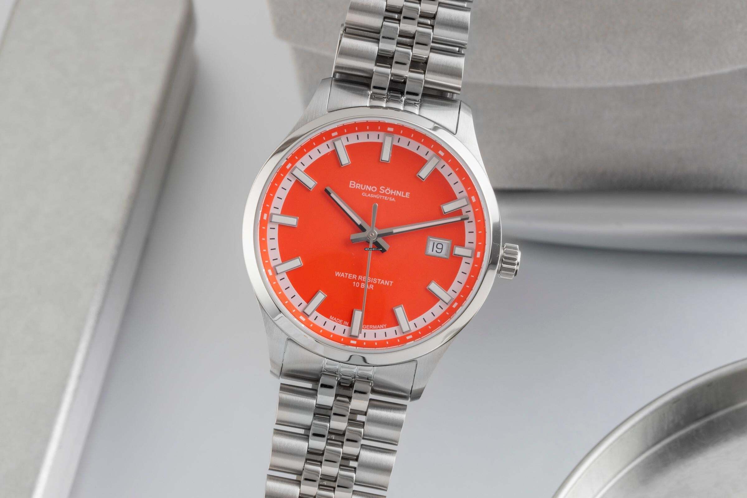 Bruno Söhnle Glashütte Turin Steel Automatic Men's Watch Ref 17-12230-840 B&P New