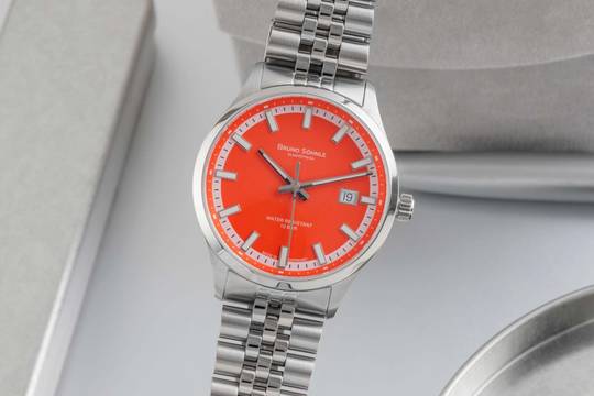 Bruno Söhnle Glashütte Turin acier automatique montre pour homme réf. 17-12230-840 B&P neuf