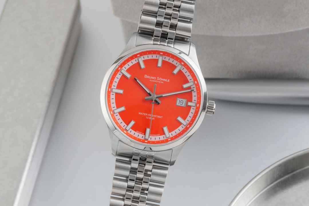 Bruno Söhnle Glashütte Turin acier automatique montre pour homme réf. 17-12230-840 B&P neuf