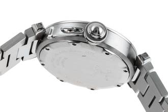Thumbnail von Orologio da uomo Cartier Pasha C GMT Big Date Automatico in acciaio Ref. W31049M7