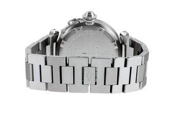 Thumbnail von Orologio da uomo Cartier Pasha C GMT Big Date Automatico in acciaio Ref. W31049M7