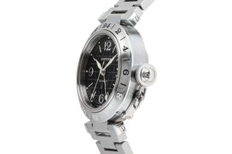 Thumbnail von Orologio da uomo Cartier Pasha C GMT Big Date Automatico in acciaio Ref. W31049M7