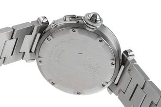 Thumbnail von Orologio da uomo Cartier Pasha C GMT Big Date Automatico in acciaio Ref. W31049M7