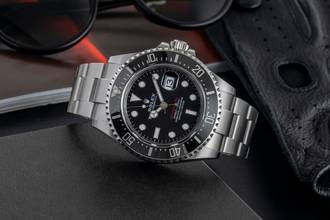 Thumbnail von Rolex Sea-Dweller Single Red Edelstahl Herrenuhr Oyster Ref. 126600 B&P 2019
