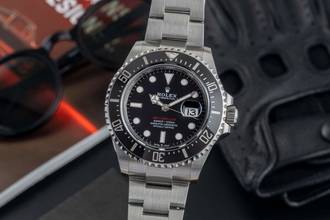 Thumbnail von Rolex Sea-Dweller Single Red Edelstahl Herrenuhr Oyster Ref. 126600 B&P 2019