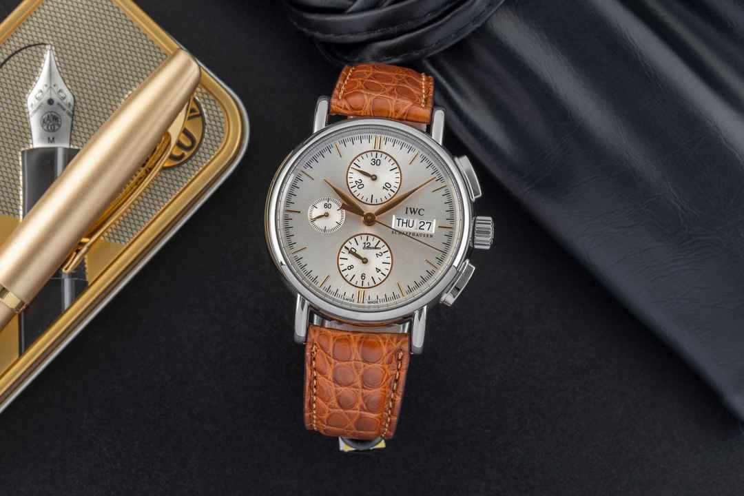 IWC Portofino Chronograph ステンレススチール 自動巻き メンズ腕時計 Ref. IW378302