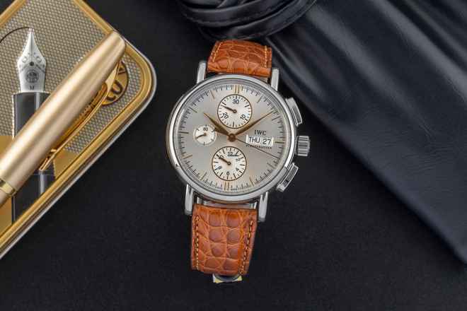  IWC Portofino Chronograph Stahl Automatik Herrenuhr Ref. IW378302 