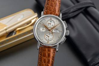 Thumbnail von IWC Portofino Chronograph ステンレススチール 自動巻き メンズ腕時計 Ref. IW378302