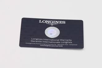 Thumbnail von Longines Record Stahl Automatik Herrenuhr Ref. L2.821.4.11.2 Papiere 2023