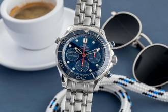 Thumbnail von Omega Seamaster Diver 300 M Chronograph 44MM Ref. 212.30.44.50.03.001 B&P
