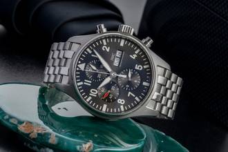 Thumbnail von IWC Uçuş Saati Spitfire Kronograf Pilot Spitfire Kronograf Otomatik Çelik Erkek Saati IW377719 Evraklar 2016