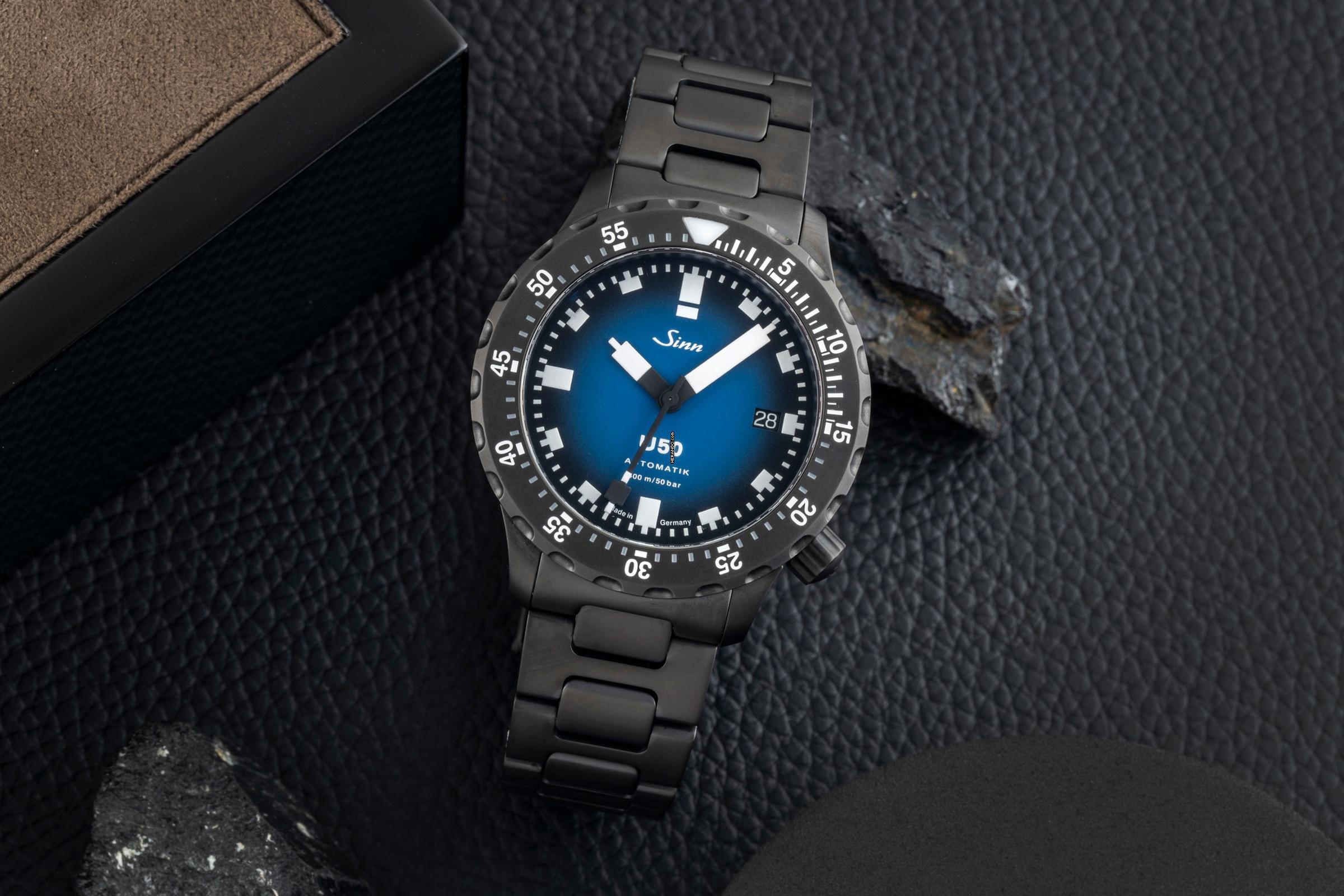 Sinn U50 potápěčské hodinky U50 S BS pánské hodinky s automatickým pohonem Ref. 1050.0202 B&P limitované