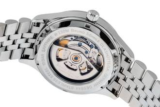 Thumbnail von Bruno Söhnle Glashütte Turin stalowa automatyczna męska zegarek Ref 17-12230-840 B&P Nowy
