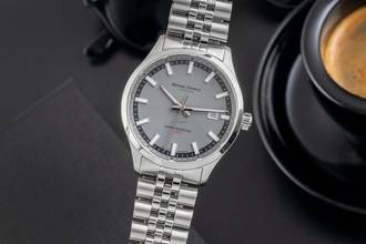 Thumbnail von Bruno Söhnle Glashütte Turin stalowa automatyczna męska zegarek Ref 17-12230-840 B&P Nowy