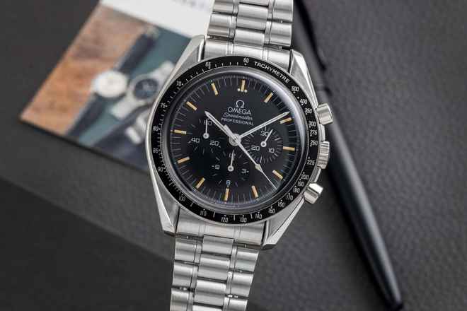  Omega Speedmaster Professional Moonwatch Chronograph Stahl Handaufzug Ref. 3590.50.00 B&P 