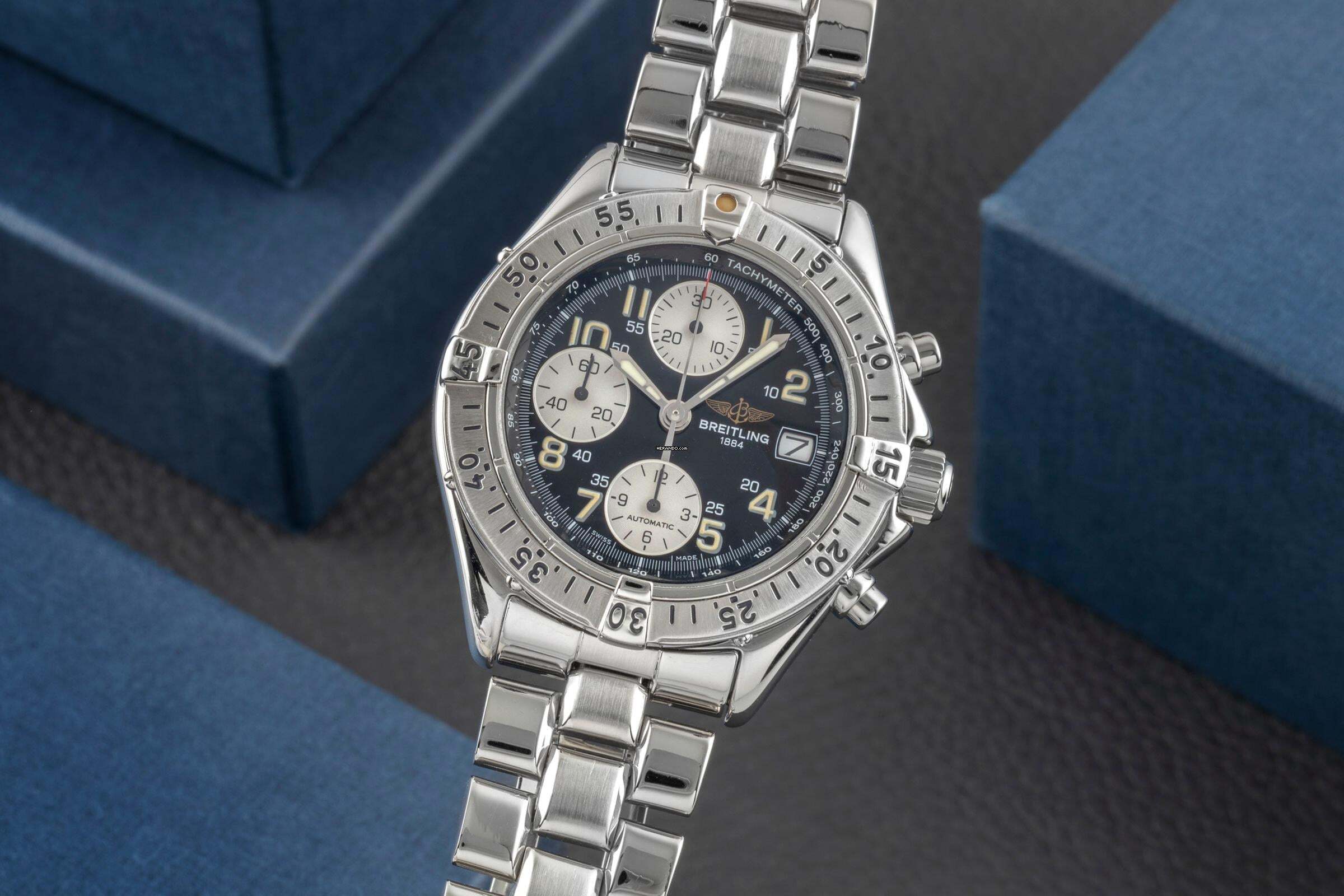  Breitling Colt Chronograph Automatic Edelstahl Automatik Herrenuhr Ref. A13035.1 