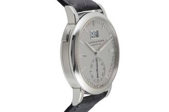 Thumbnail von A. Lange & Söhne Langematik Sax-O-Mat 950 Platin Automatik Herrenuhr Ref 308.025