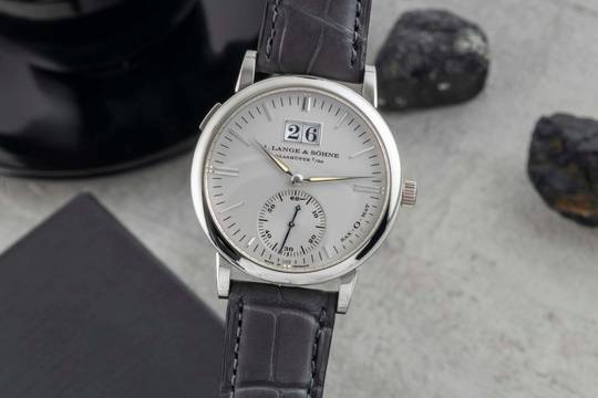 A. Lange & Söhne Langematik Sax-O-Mat 950 Platin Otomatik Erkek Saatı Ref 308.025