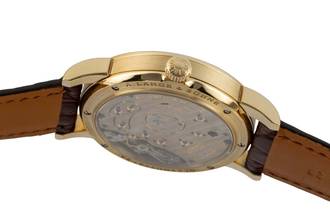 Thumbnail von A. Lange & Söhne Lange 1 18k (0,750) Gold Handaufzug Herrenuhr Ref. 101.021