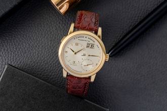 Thumbnail von A. Lange & Söhne Lange 1 18k (0,750) Gold Handaufzug Herrenuhr Ref. 101.021