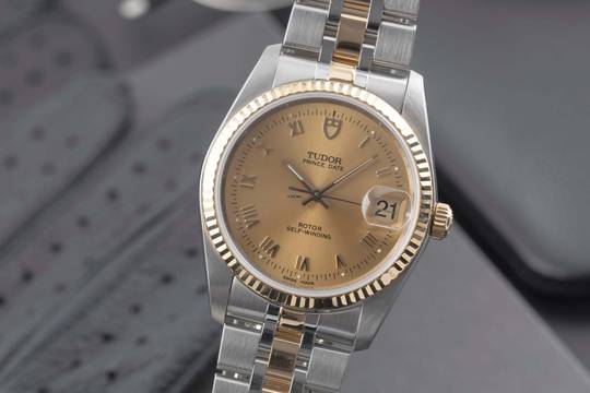 Tudor Prince Date ocel / zlatá automatika Ref. 74033 karta 2016