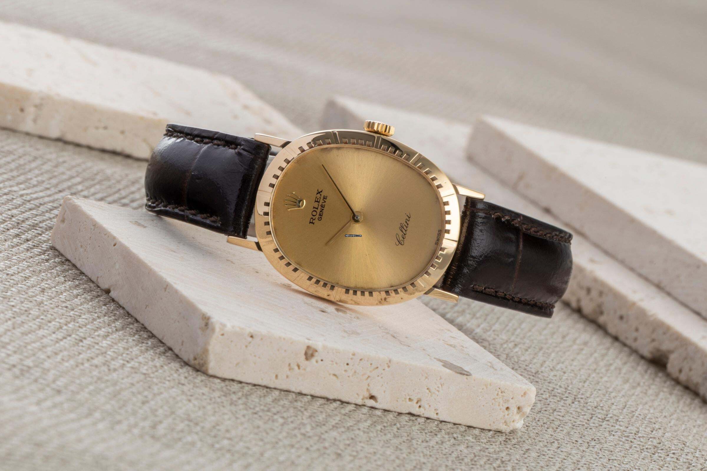 Rolex Cellini 18k (0,750) Handaufzug Damenuhr Ref. 4047 Klassiker