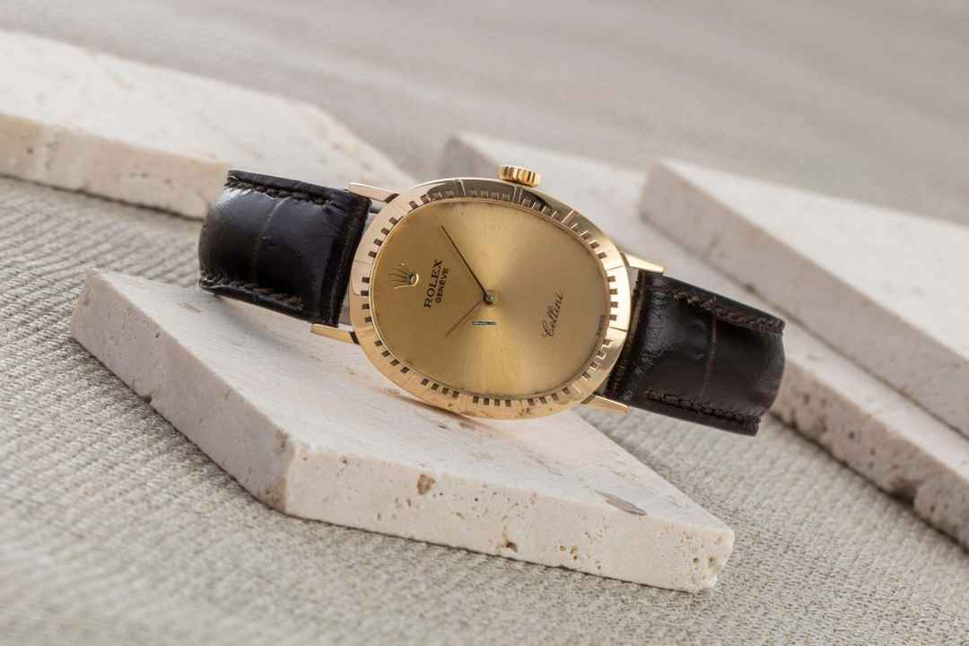 Rolex Cellini 18k (0,750) ręcznie nakręcana damska zegarek Ref. 4047 klasyk