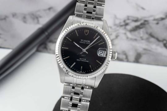 Tudor Prince Date ocel / bílé zlato automatické dámské hodinky Ref. 72034 dokumenty