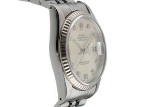 Thumbnail von Rolex Datejust 36 White Diamond Dial Stahl Weissgold Automatik Ref 16234 X-Serie
