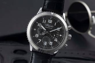 Thumbnail von Breguet Type XX - XXI - XXII Chronograph Flyback Stahl Automatik Herrenuhr Ref. 3810