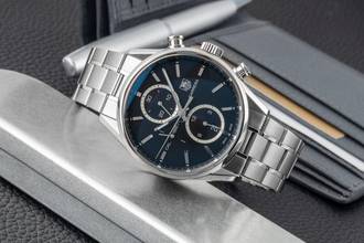 Thumbnail von TAG Heuer Carrera Calibre 1887 クロノグラフ ステンレス 自動巻き メンズ腕時計 Ref. CAR2110-0