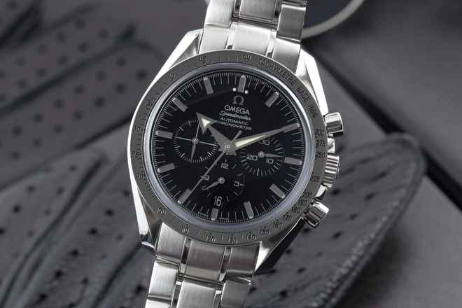  Omega Speedmaster Broad Arrow Chronograph Automatik Herrenuhr 3551.50.00 Box 