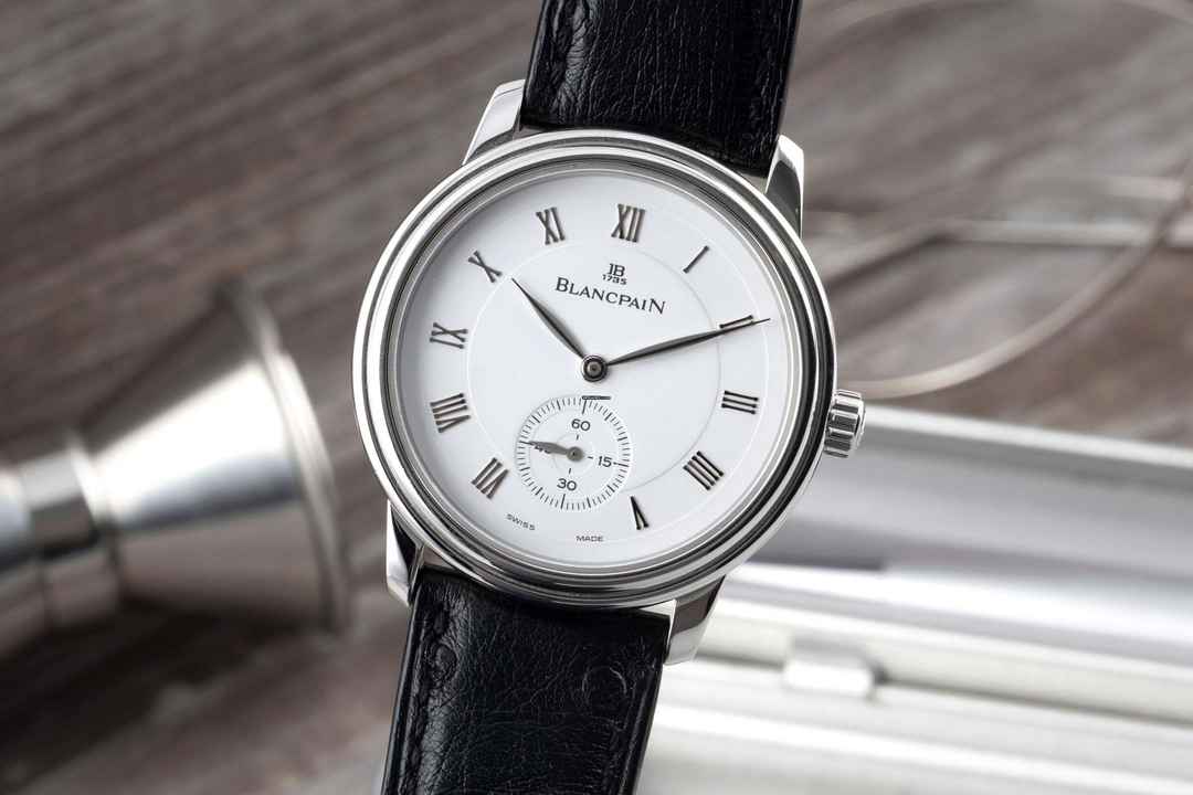 Blancpain Villeret Extra Slim Chronometer Manual Wind Men's Watch 7002-1127-61 B&P