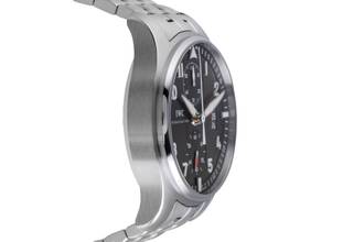 Thumbnail von IWC Fliegeruhr Spitfire Chronograph Stahl Automatik Ref. IW387804 Papiere