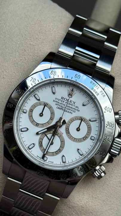 Rolex Daytona w doskonałym stanie, pełny serwis, 2010, długi zamek, karta UE