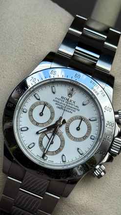 Rolex Daytona en parfait état, entièrement révisé en 2010, boucle longue, carte EU