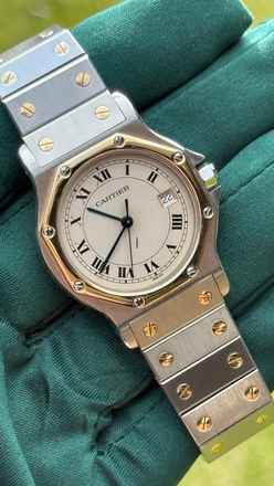 Cartier Santos Ronde en or, état top