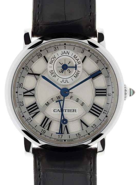  Cartier Rotonde de Cartier 18 k White Gold 2010s 